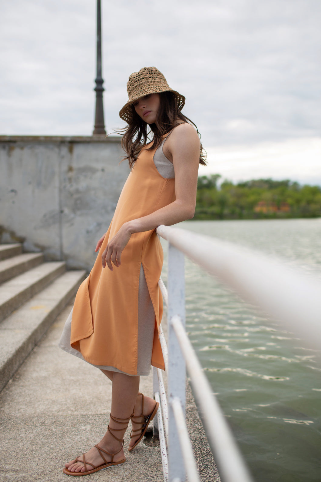 Vestido Jarilla naranja