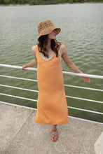 Cargar imagen en el visor de la galería, Vestido Jarilla naranja
