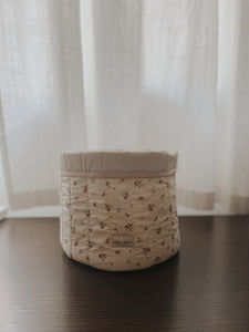CESTA REDONDA TWO FLOWERS
